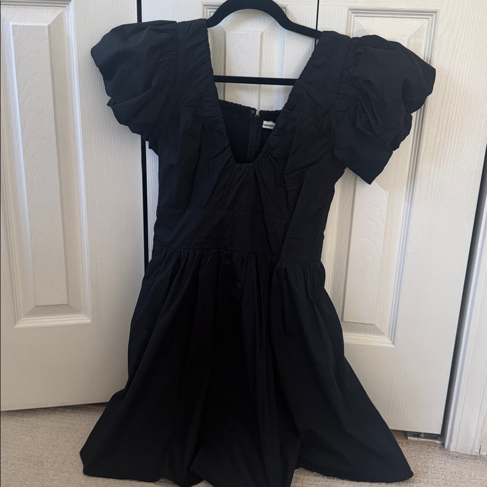 Abercrombie & Fitch Black Smocked Skort/Dress